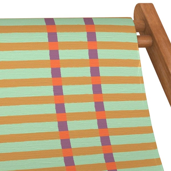 Beech Wood Deckchair MAHE brown