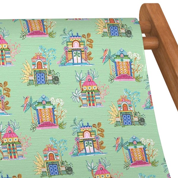 Beech Wood Deckchair DEVHA lagoon