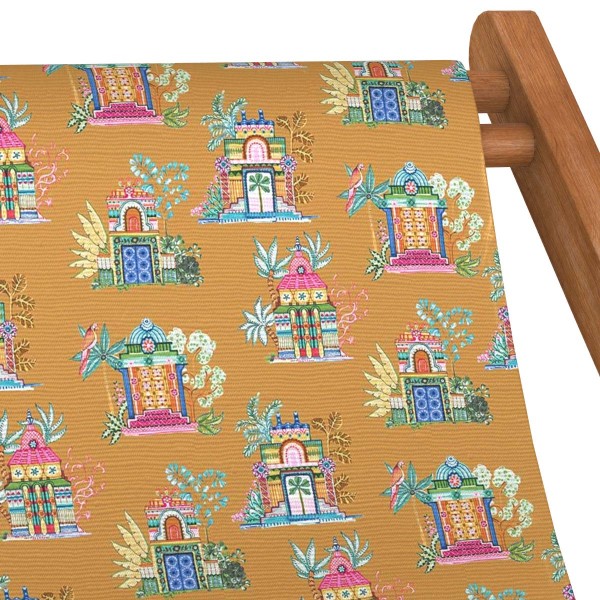 Beech Wood Deckchair DEVHA brown