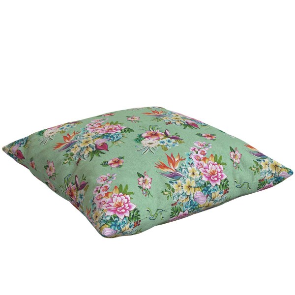 Outdoor cushion cover TAÏNA lagoon...