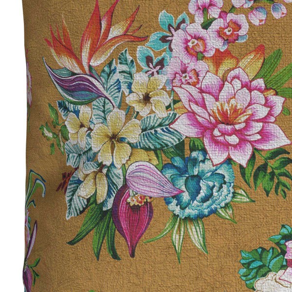Outdoor cushion cover TAÏNA tabac...