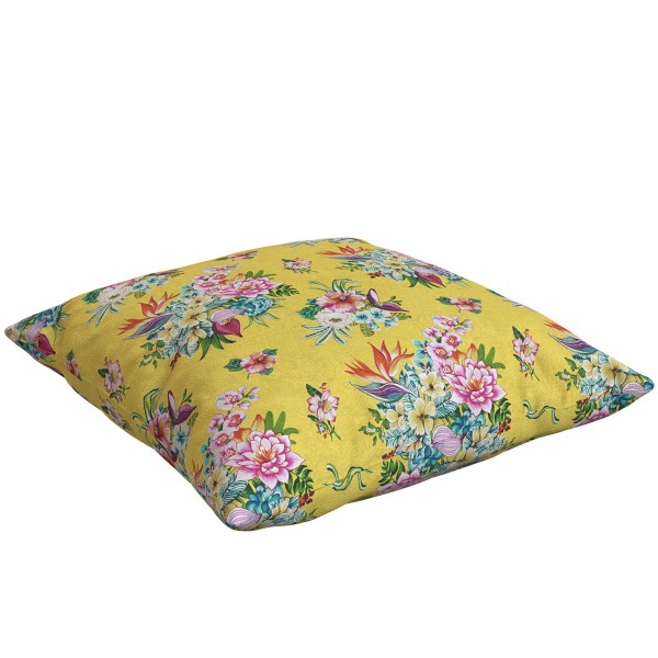 Housse de coussin extérieur TAÏNA jaune