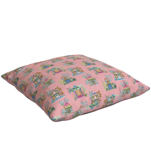 Housse de coussin extérieur DEVHA rose