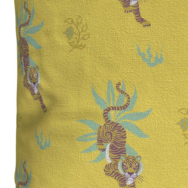 Outdoor cushion cover BENGALI yellow...