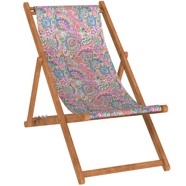 Deckchair Canvas INDIANNA tangerine