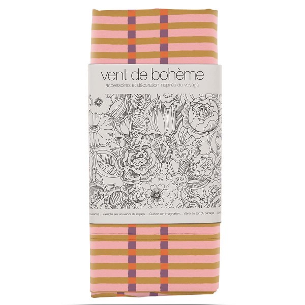 Toile de Transat MAHE rose