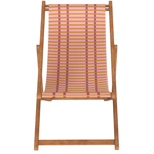 Deckchair Canvas MAHE pink