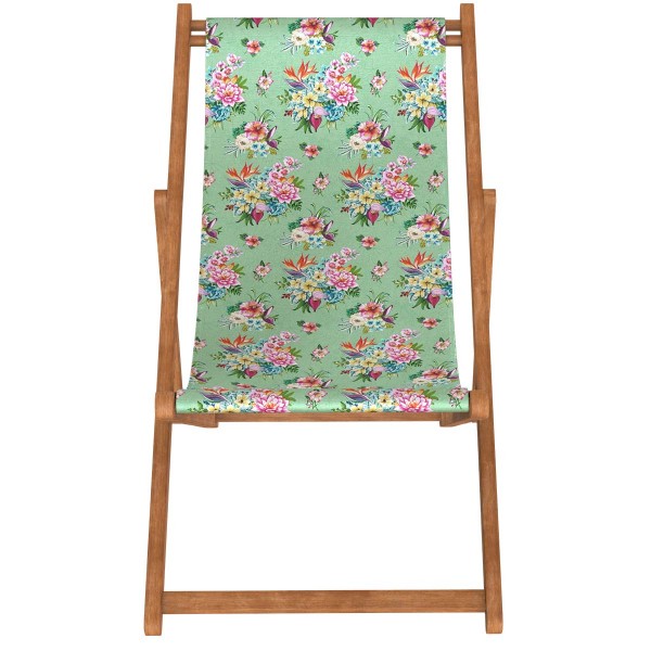 Deckchair Canvas TAÏNA lagoon
