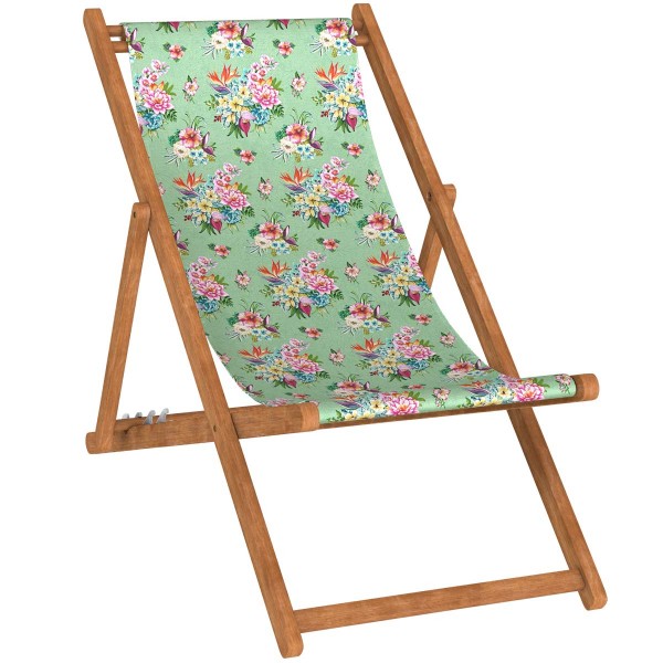 Deckchair Canvas TAÏNA lagoon