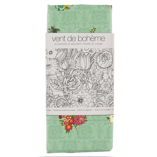 Deckchair Canvas HANAMI lagoon