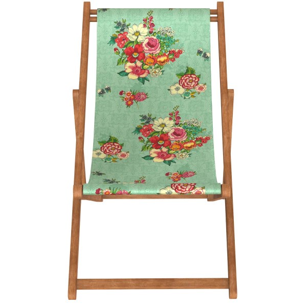 Deckchair Canvas HANAMI lagoon
