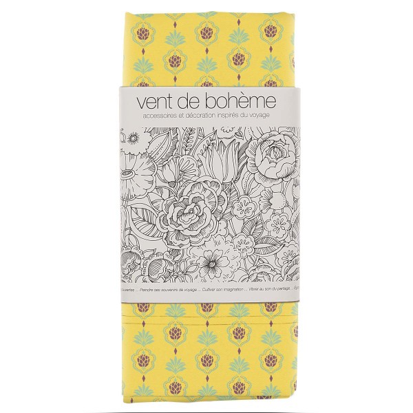 Deckchair Canvas VICTORIA yellow