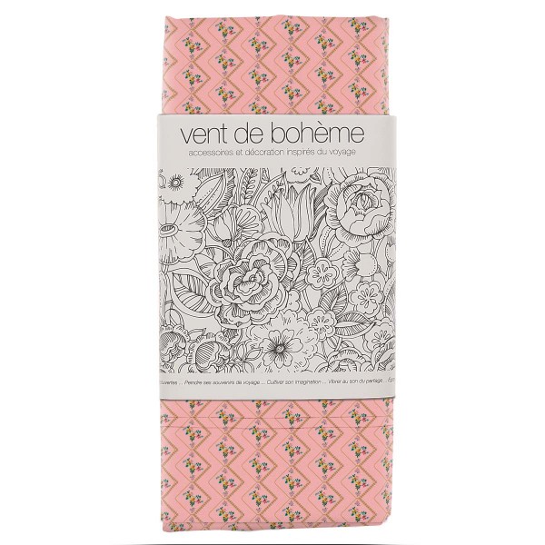 Toile de Transat Tango rose