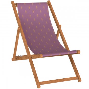 Deckchair Canvas JAÏPUR red 2