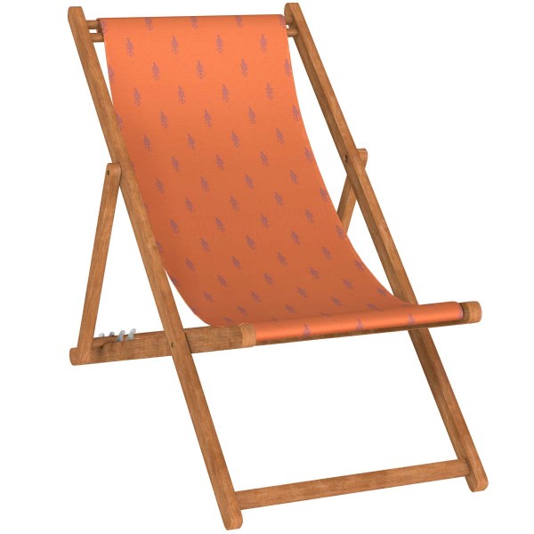 Toile de Transat Jaïpur Mandarine