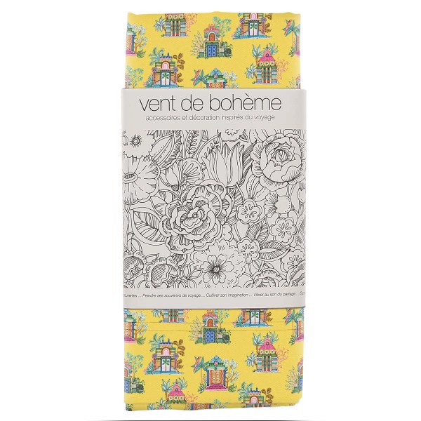 Deckchair Canvas DEVHA yellow