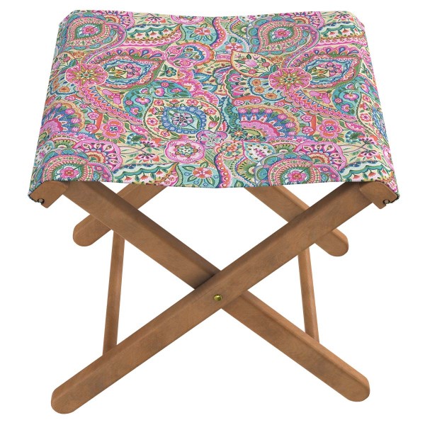 Wooden folding stool INDIANNA Mandarine