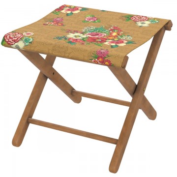 Wooden folding stool HANAMI...