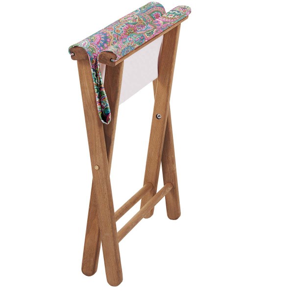 Wooden folding stool INDIANNA Mandarine