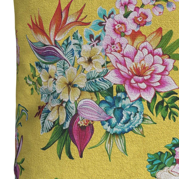 Housse de coussin extérieur TAÏNA jaune
