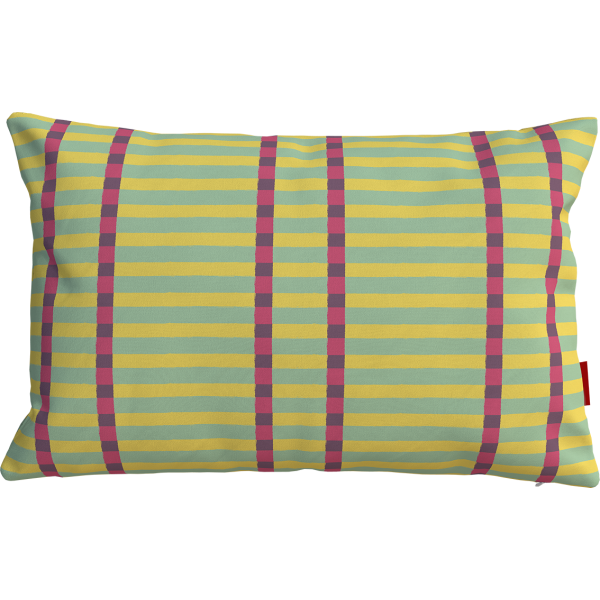 Housse de coussin extérieur MAHE jaune
