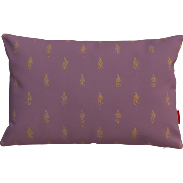 Housse de coussin extérieur JAÏPUR prune