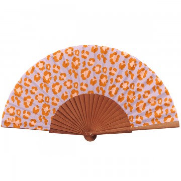 Hand fan LEO purpple