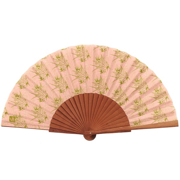 Hand fan ALIZE pink