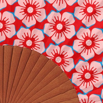 Abanico JEANNETTE rojo 2
