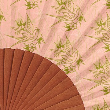 Eventail ALIZE rose 2
