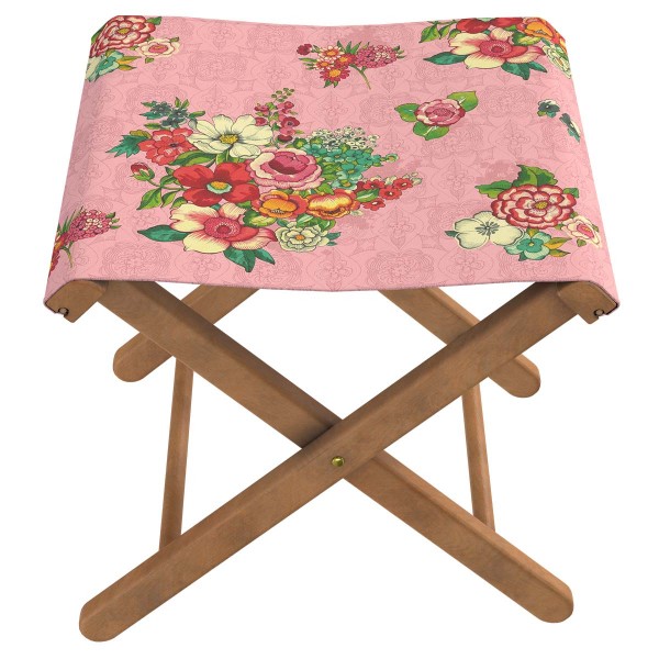 Holzklapphocker HANAMI Rosa