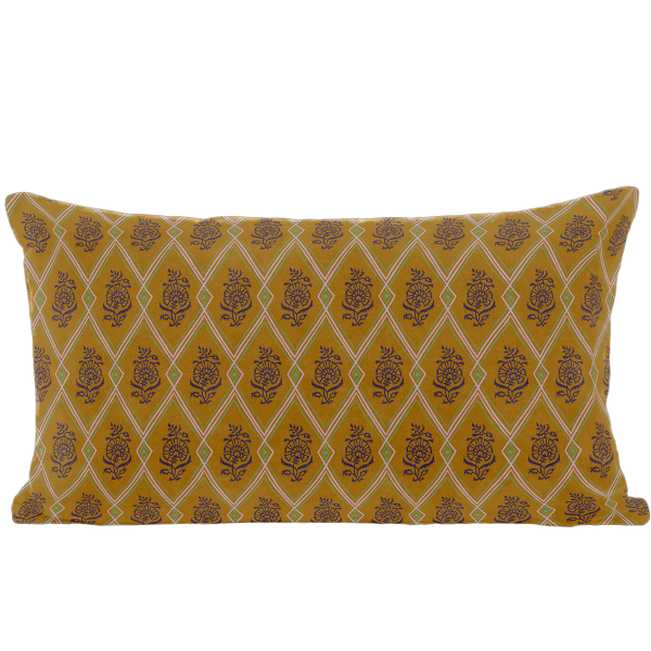Velvet cushion cover HINDI gold 30x50