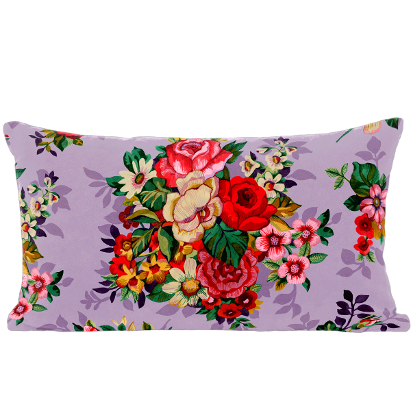 Velvet cushion cover MIA lilac 30x50