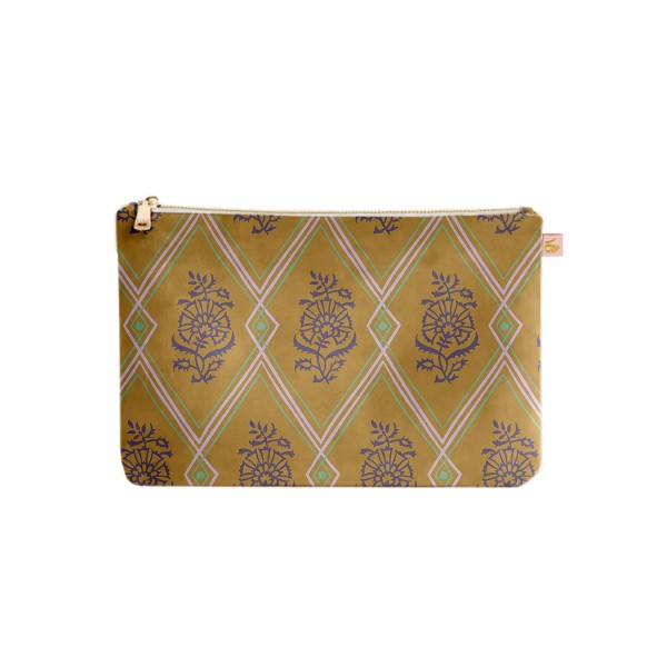 Velvet coin purse HINDI gold