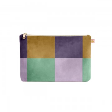 Porte-monnaie velours CARO...