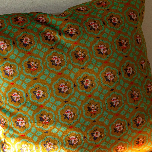 Housse de coussin velours MONA doré Housse de coussin velours MONA doré