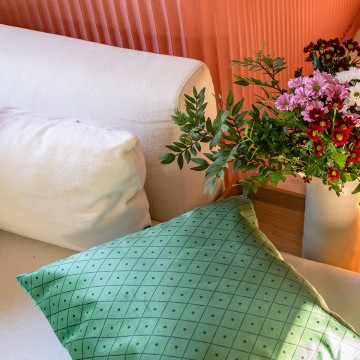 Velvet cushion cover Samba... 2