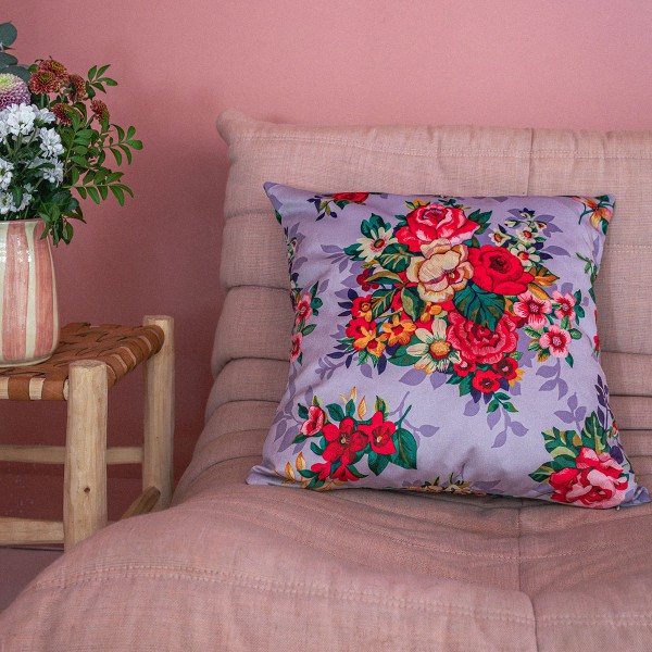 copy of Velvet cushion cover HANAMI...