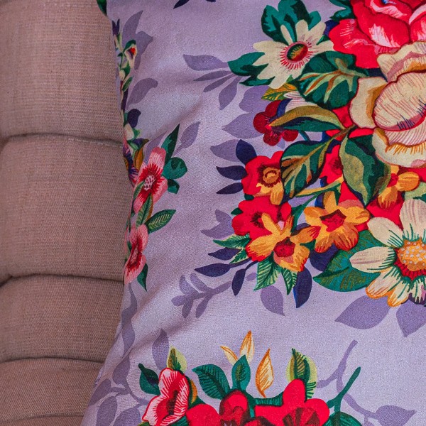 copy of Velvet cushion cover HANAMI...