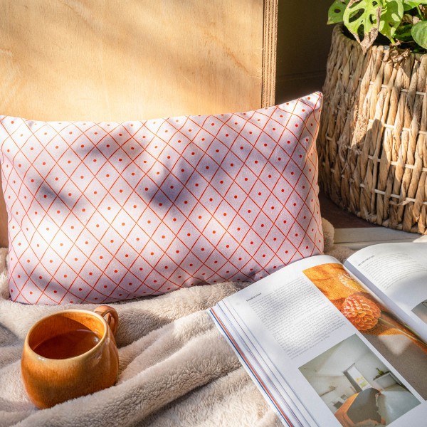 copy of Velvet cushion cover HANAMI...