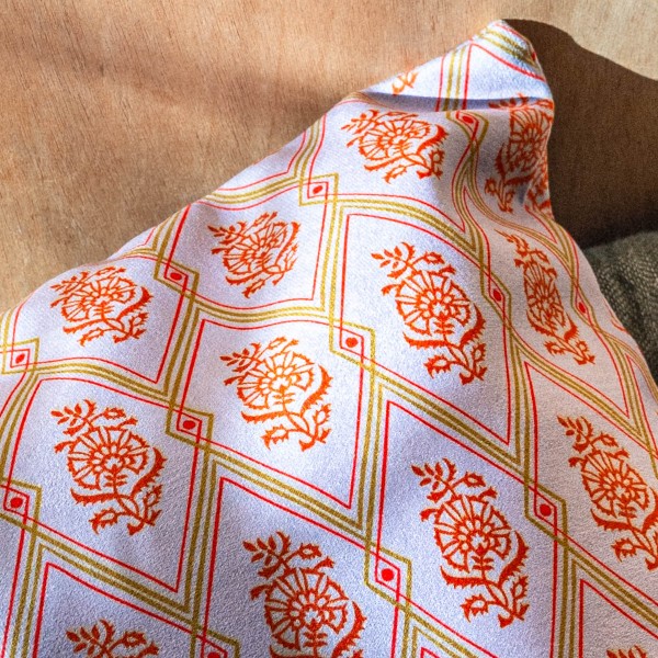 copy of Velvet cushion cover HANAMI...