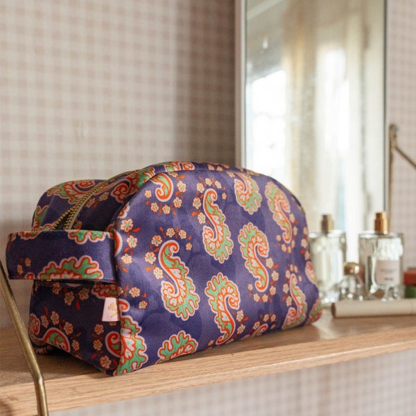 Trousse de toilette velours Janice...