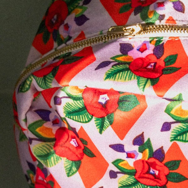 Trousse de toilette velours Suzie lila