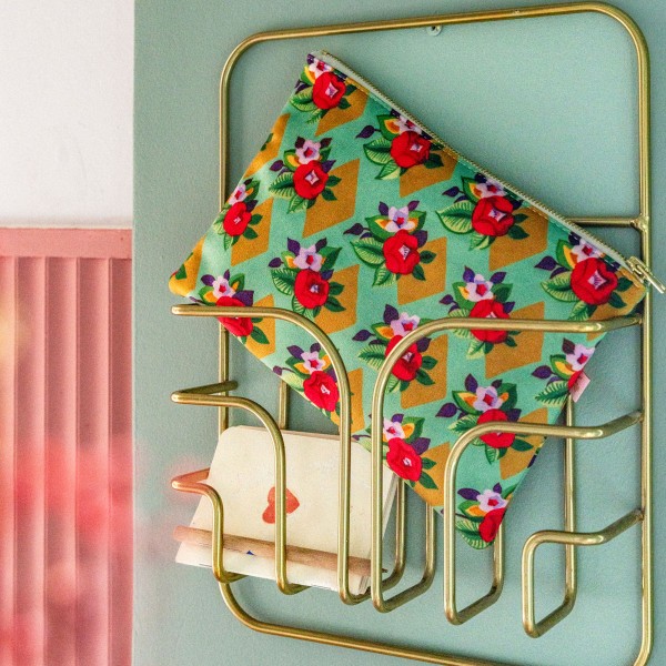 copy of Velvet cushion cover HANAMI...