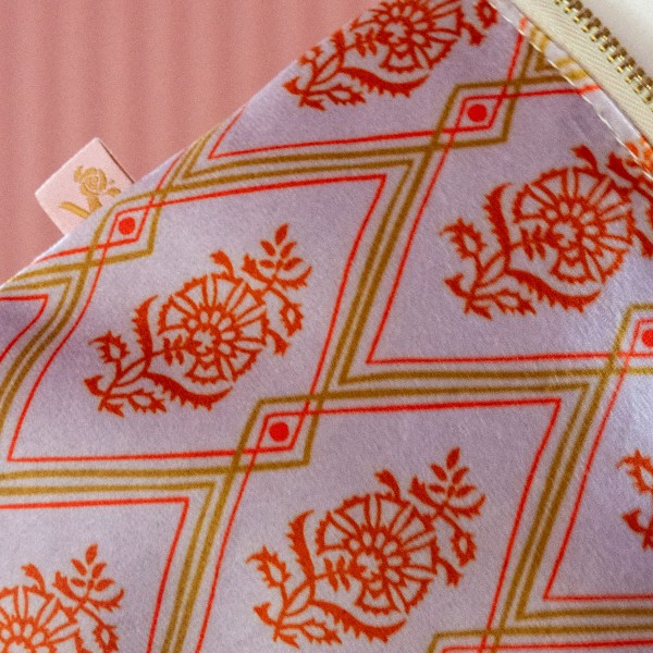 Pochette velours Hindi Lila