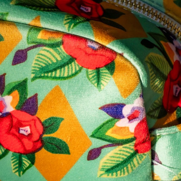 copy of Velvet cushion cover HANAMI...