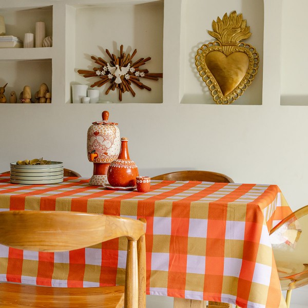 copy of Cotton tablecloth NILA green...