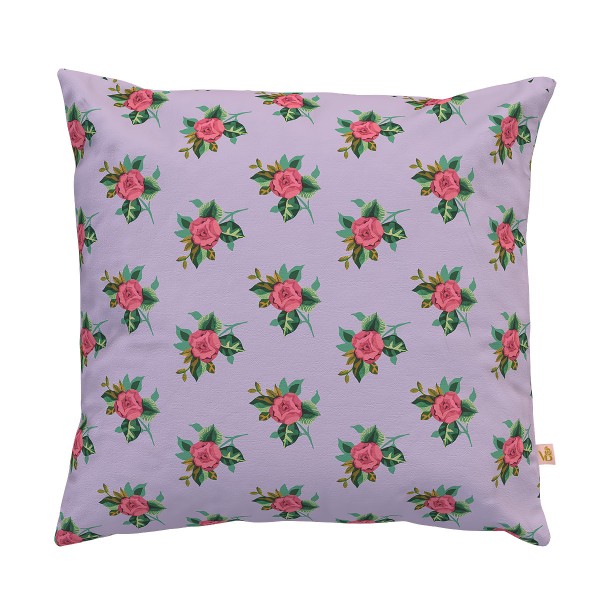 Outdoor cushion cover ROSALIE lilac...