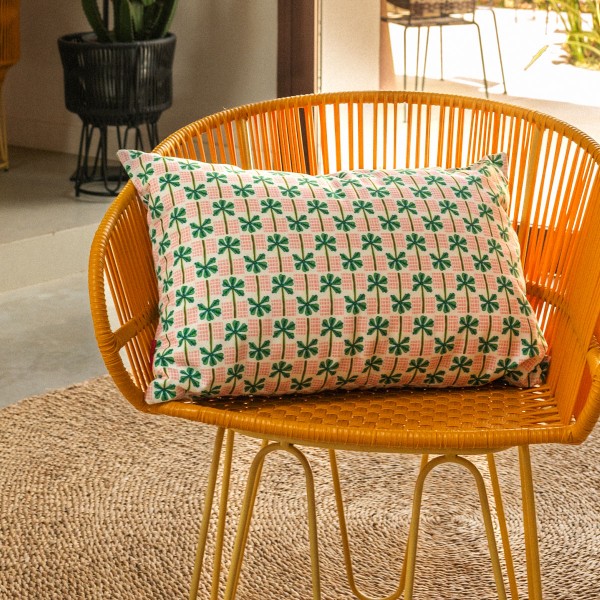 Housse de coussin extérieur BALI rose