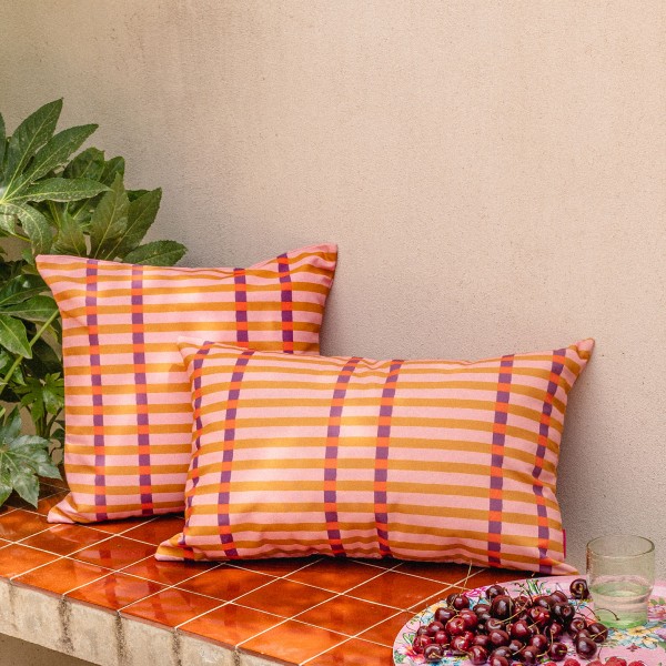 Outdoor cushion cover MAHE rose 40x60
